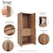 Manhattan Comfort Lee Wardrobe Closet 2.0 in Golden Brown, 2PK 2-WC002-GB - alternate 2